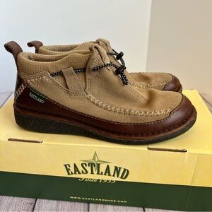 Eastland Abby Taupe Suede Shoes 8